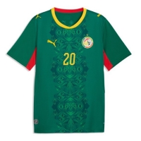 Camiseta Senegal Habib Diallo #20 Segunda Equipación Replica Mundial 2026 mangas cortas